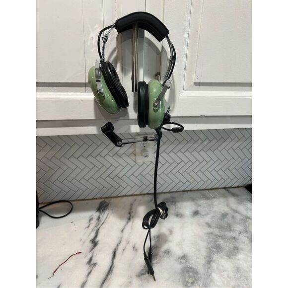 DAVID CLARK H10-30 PILOT HEADSET AVIATION HEADPHONES Dual Plug - Picture 13 of 14